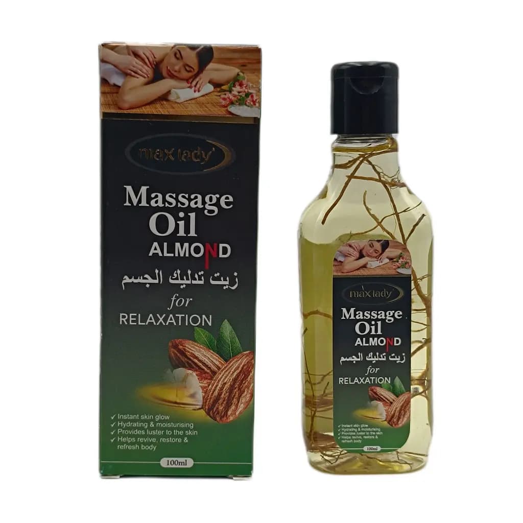 روغن ماساژ بادام مکس لیدی 100 میل — تصویر ۴