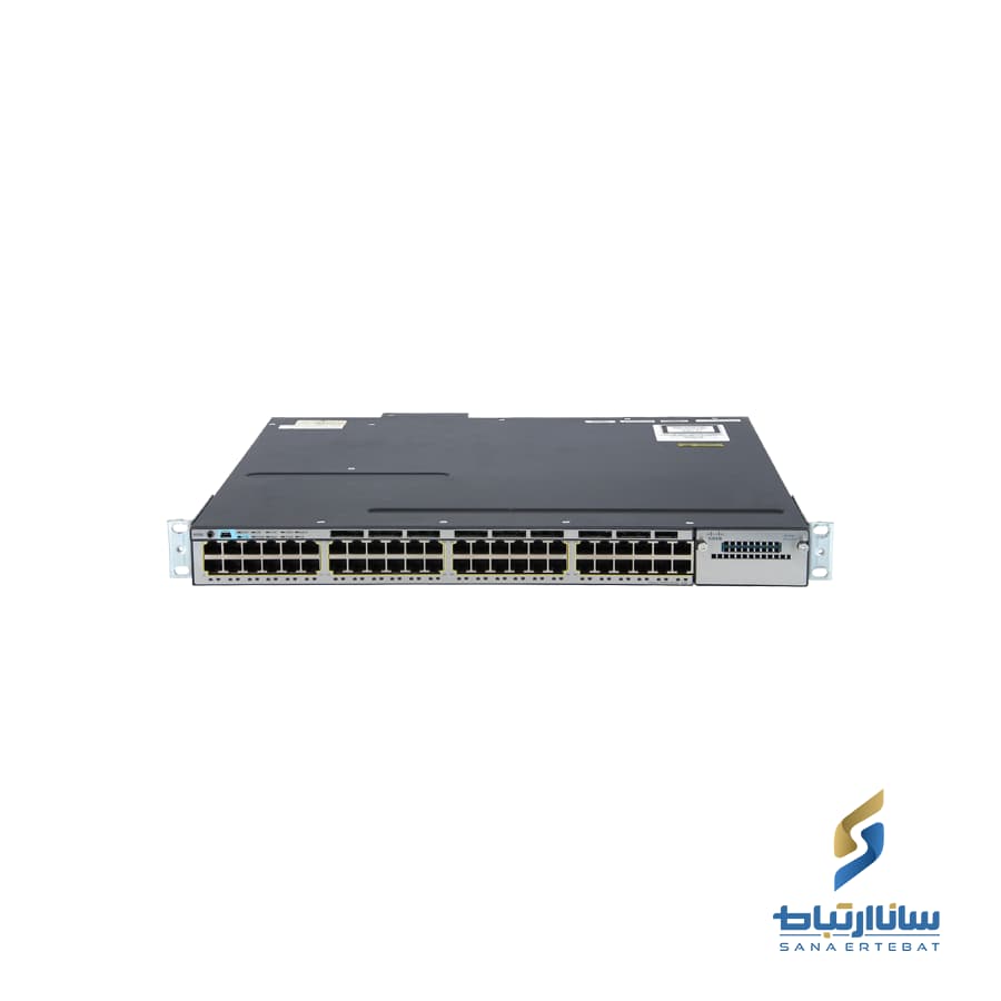 سوییچ مدیریتی ۴۸ پورت سیسکو مدل WS-C3750X-48PF-S — تصویر ۲