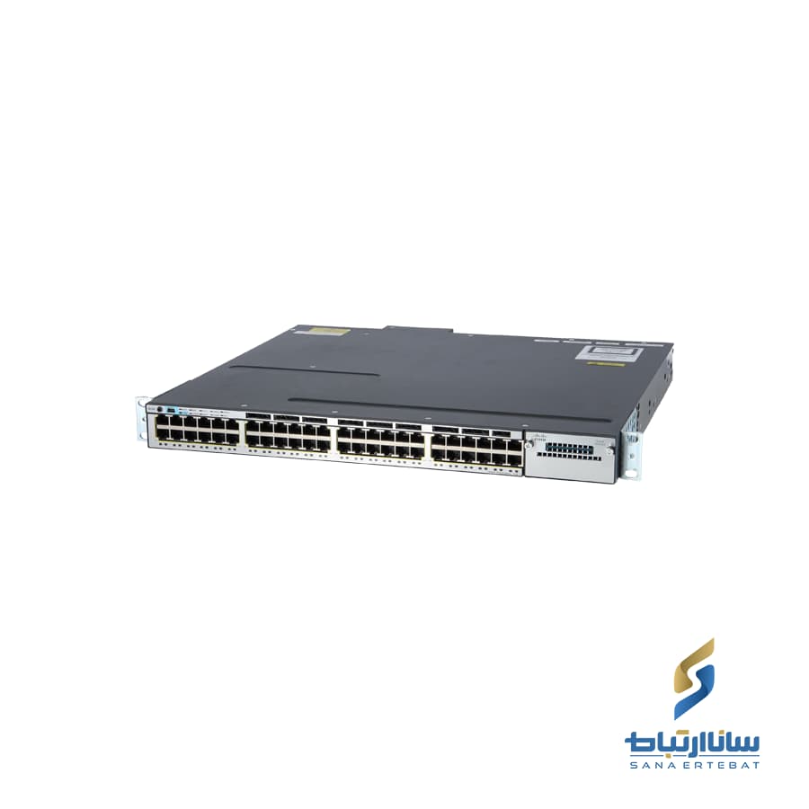 سوییچ مدیریتی ۴۸ پورت سیسکو مدل WS-C3750X-48PF-S — تصویر ۳
