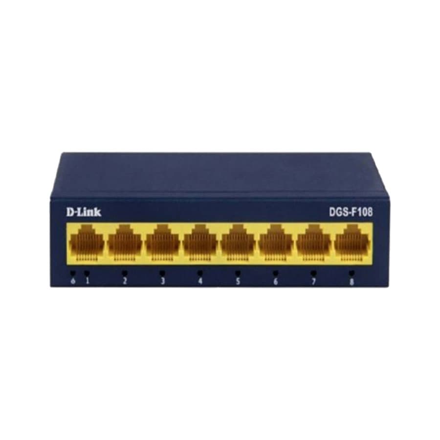 سوئیچ گیگابیتی ۸ پورت دی لینک مدل DGS-F108