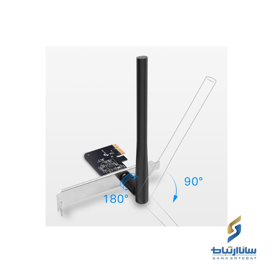 کارت شبکه بی‌سیم دوبانده AC600 تی‌ پی لینک مدل Archer T2E — تصویر ۳