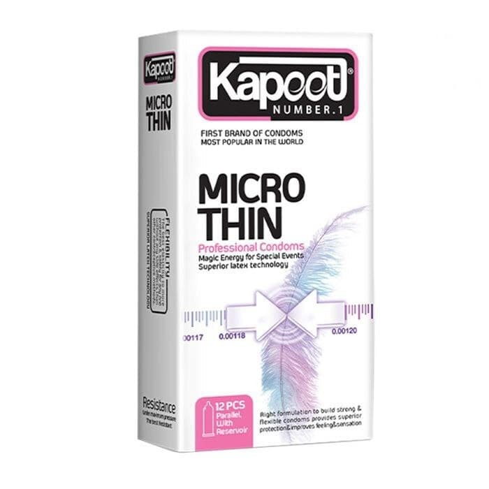 کاندوم کاپوت به نازکی پر 12 عددي micro thin — تصویر ۴