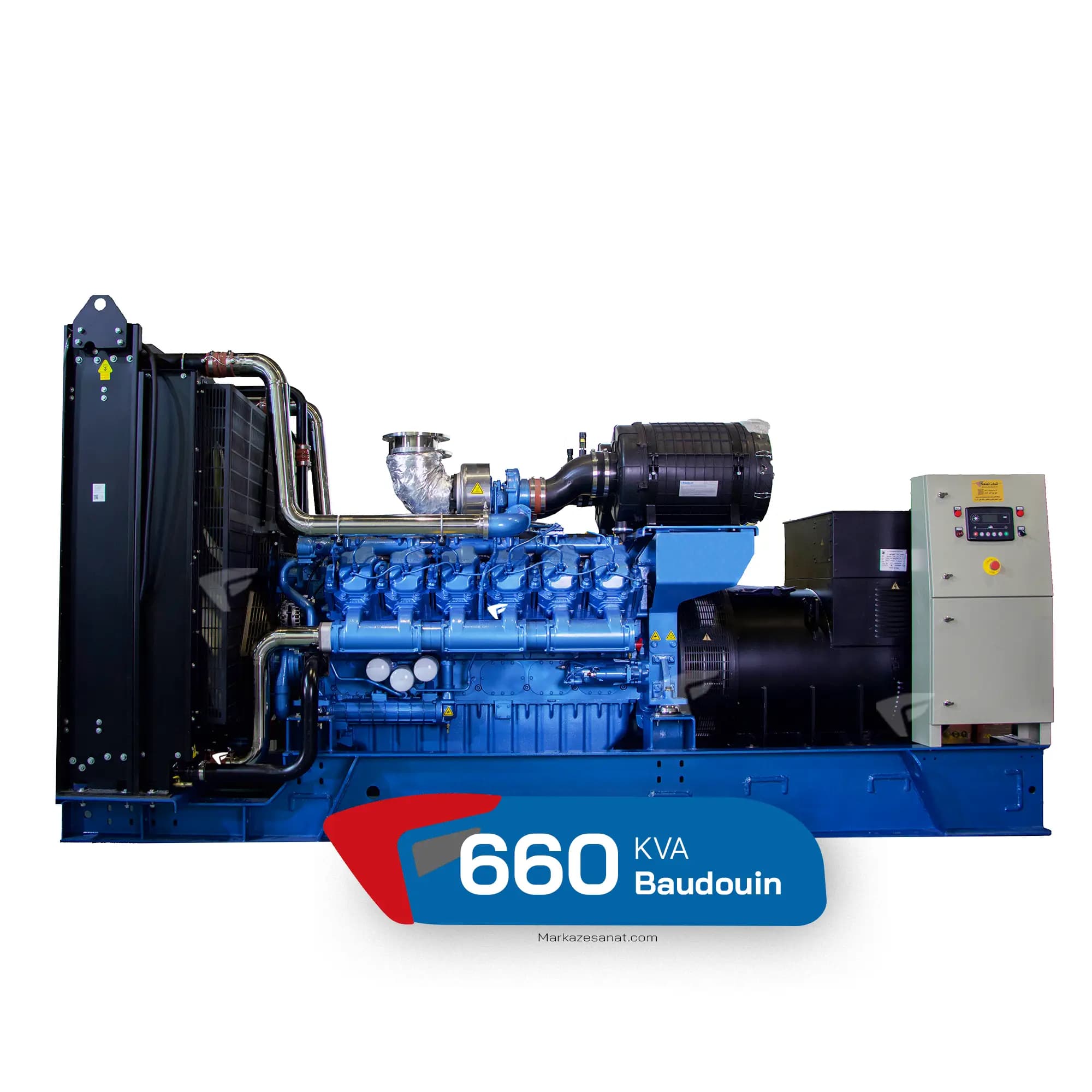 دیزل ژنراتور بادوین 660 کاوا مدل 8M21G660/5
