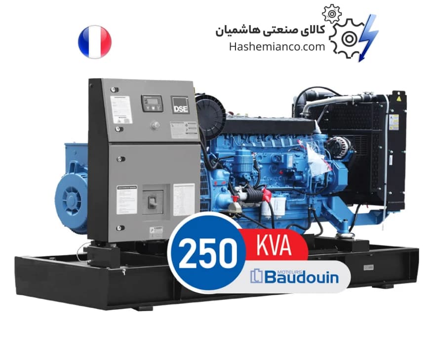 دیزل ژنراتور بادوین 250 کاوا مدل 6M16G250/5 — تصویر ۸
