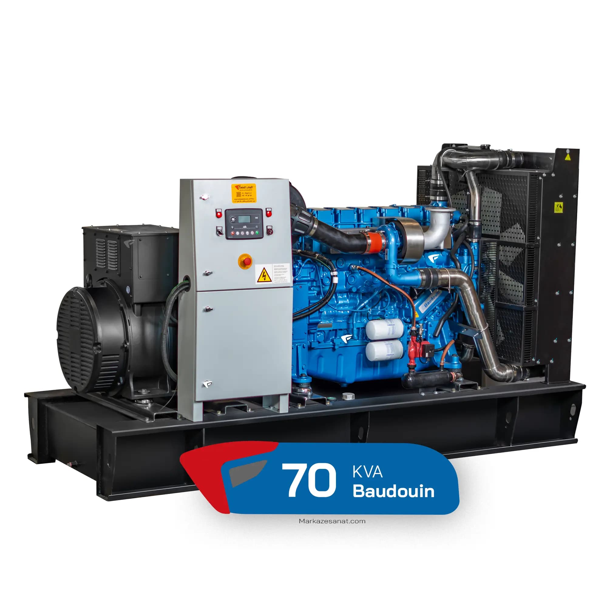 دیزل ژنراتور بادوین 70 کاوا مدل 4M10G70/5 — تصویر ۲