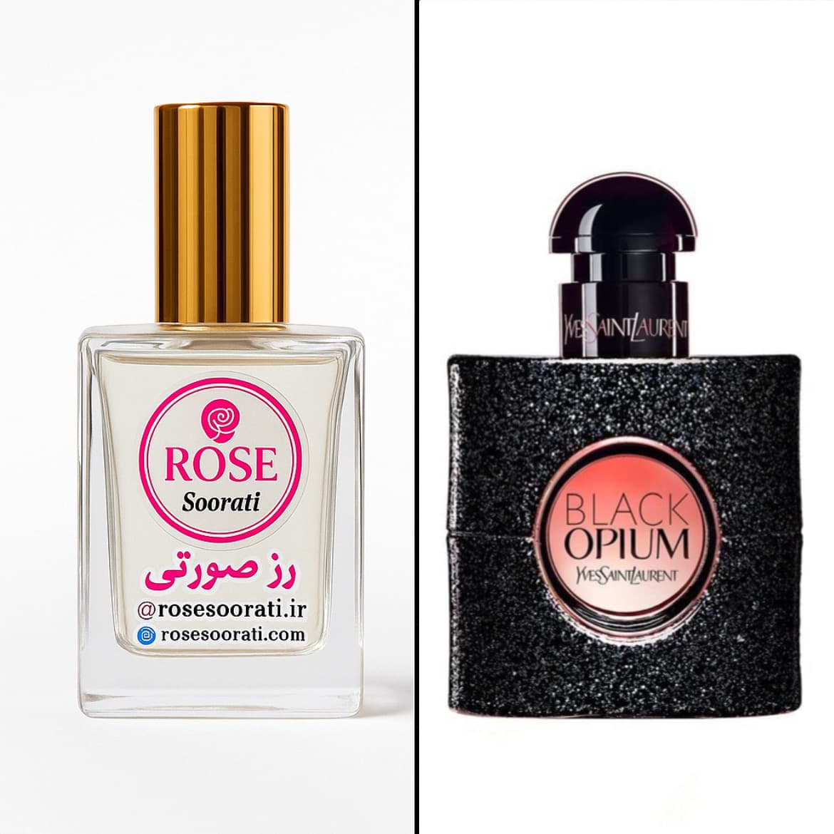 عطر گرمی رز صورتی رایحه Black Opium (بلک اوپیوم) — تصویر ۲