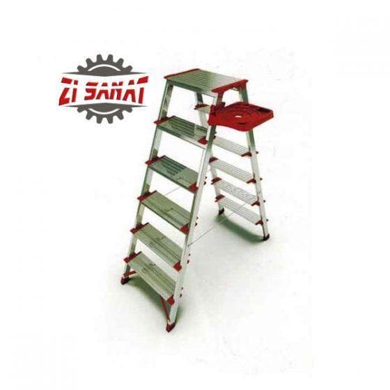 نردبان 6 پله برلیان آلوم پارس کد 1724 — تصویر ۳