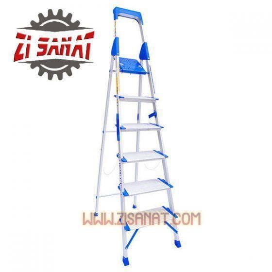 نردبان 6 پله هایلوکس آلوم پارس کد 1708