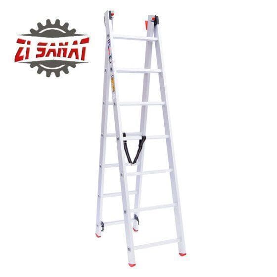 نردبان اکسلنت آلوم پارس 4 متری 2 تکه کد 1228 — تصویر ۳