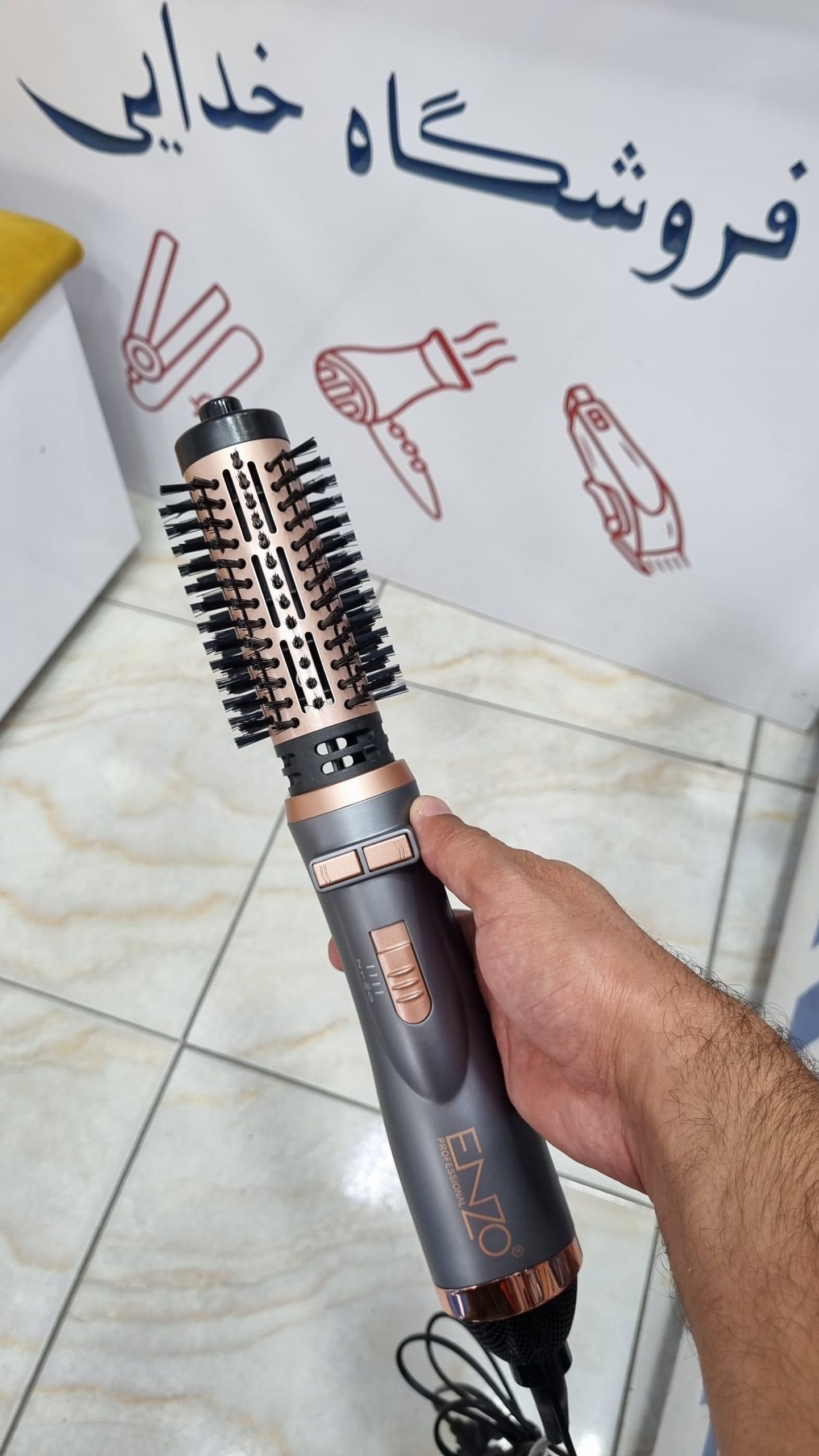 سشوار چرخشی انزو پروفیشینال مدل EN-742 — تصویر ۸