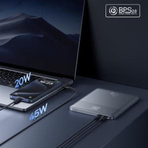 پاوربانک باسئوس مدل PPBLD265 ظرفیت 12000 میلی آمپر ساعت — تصویر ۹