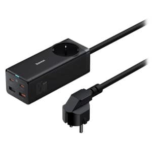 چندراهی برق یک سوکت شارژ سریع رومیزی باسئوس مدل CCGAN651ACE BSPSZM000901