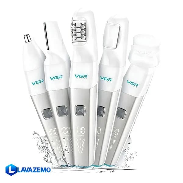 اپیلاتور ۵ کاره وی جی آر مدل VGR-752 ضد آب — تصویر ۸