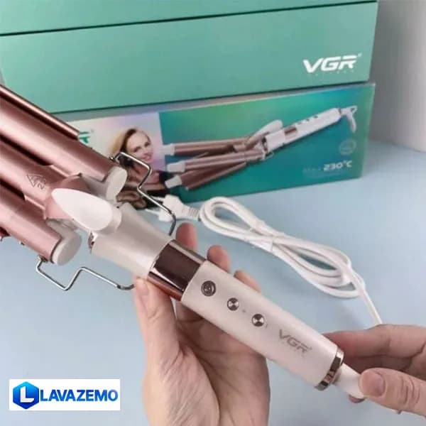فر کننده مو حرفه‌ای اتوماتیک چرخان وی جی آر مدل V-599 — تصویر ۱۱