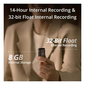 میکروفون یقه ای بی سیم دی جی آی مدل DJI DUAL MIC 2 — تصویر ۶