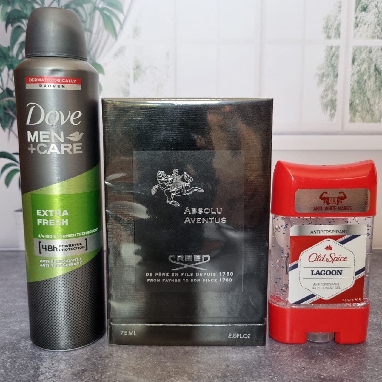 پک هدیه مردانه کد4 | عطر اونتوس ابسولو + اسپری داو + مام — تصویر ۴