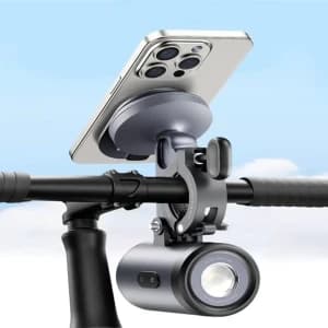 هولدر گوشی موبایل و چراغ جلو دوچرخه باسئوس مدل C1256900012100 — تصویر ۳