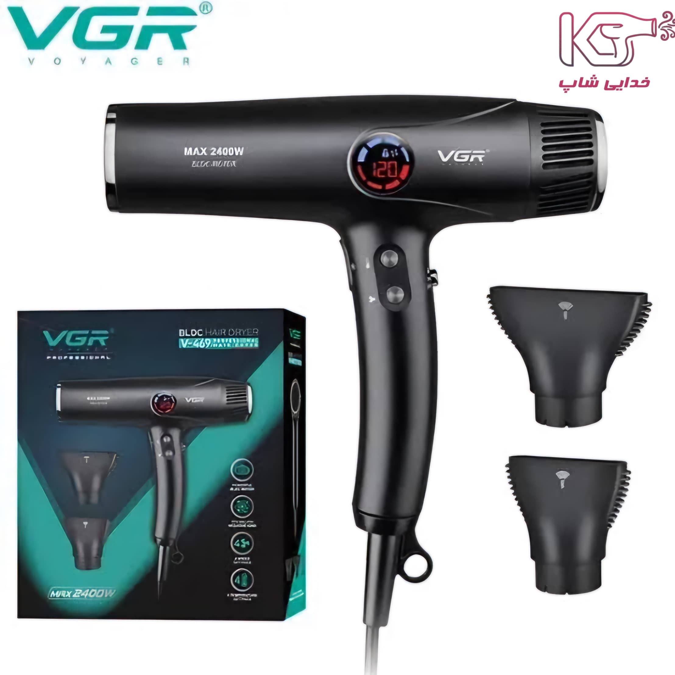 سشوار وی جی آر مدل VGRV469 — تصویر ۳