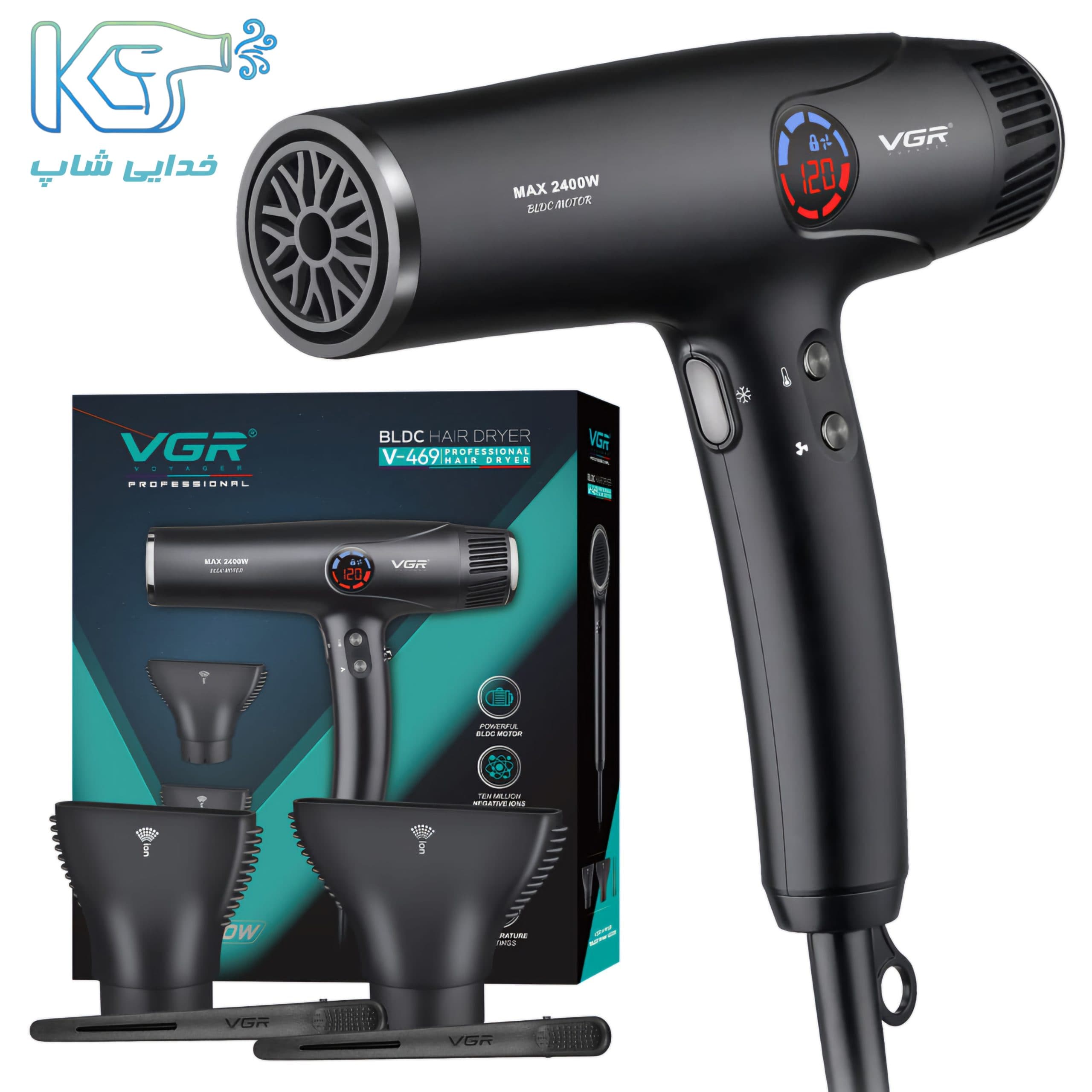 سشوار وی جی آر مدل VGRV469 — تصویر ۴