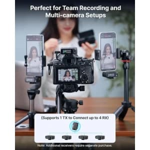 میکروفون یقه ای بی سیم دو کاربره بویا مدل BOYAMIC 2 01 رابط Type-C و جک 3.5 میلی متری همراه میکروفون یقه‌ای باسیم — تصویر ۷