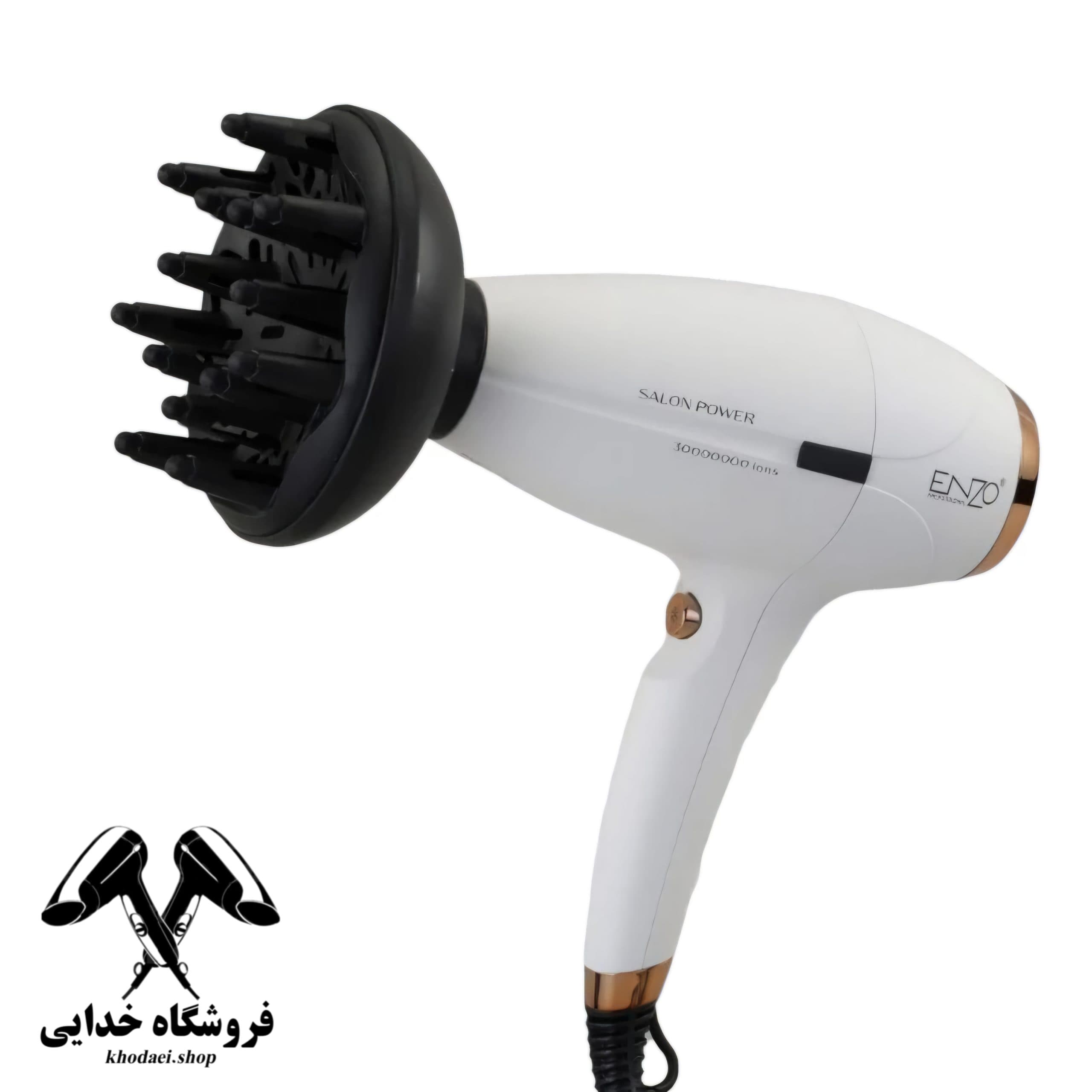 سشوار حرفه‌ای 2000 وات انزو پروفیشینال مدل EN-6104