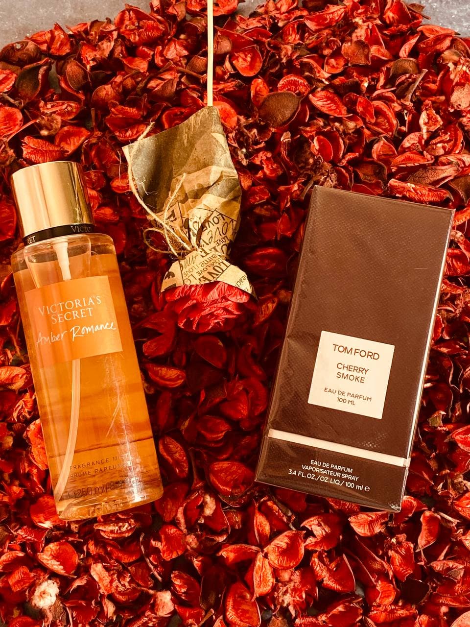 پک کادویی خاص عطر چری اسموک + بادی اسپلش آمبر رومنس – کد5