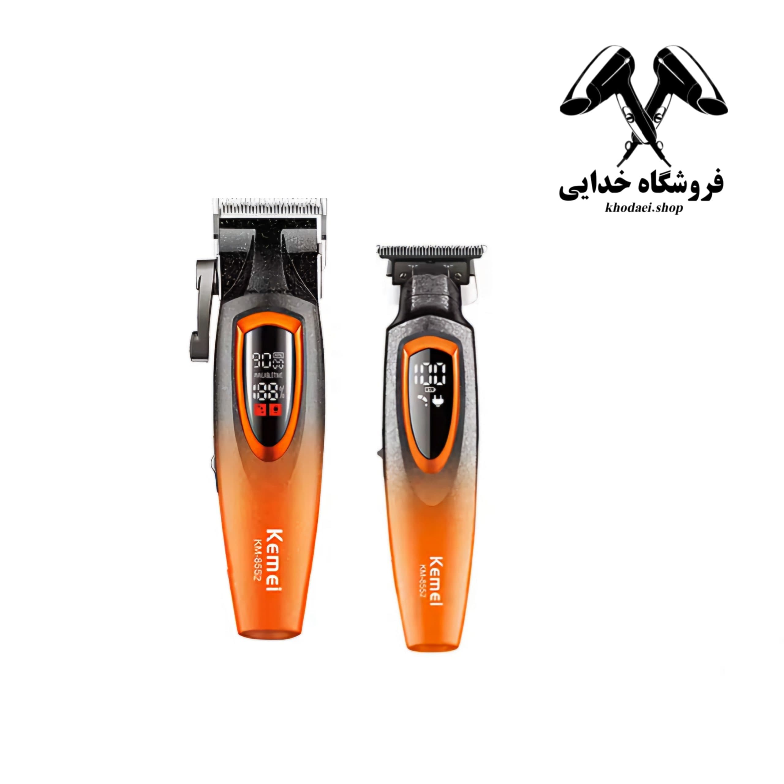 ست ماشین اصلاح کیمی مدل KM-8552 با تیغه سرامیک — تصویر ۲