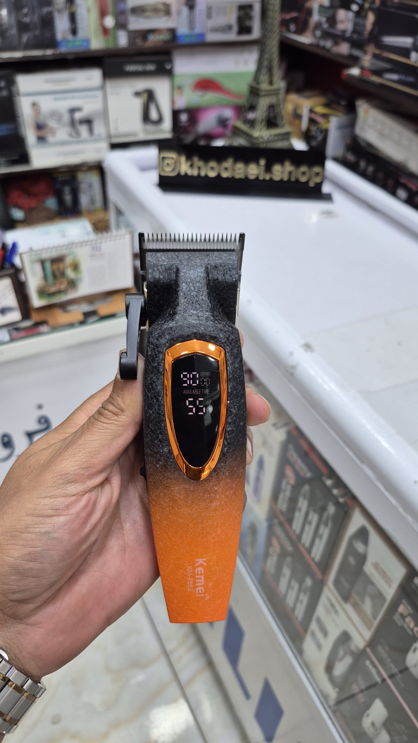 ست ماشین اصلاح کیمی مدل KM-8552 با تیغه سرامیک — تصویر ۶