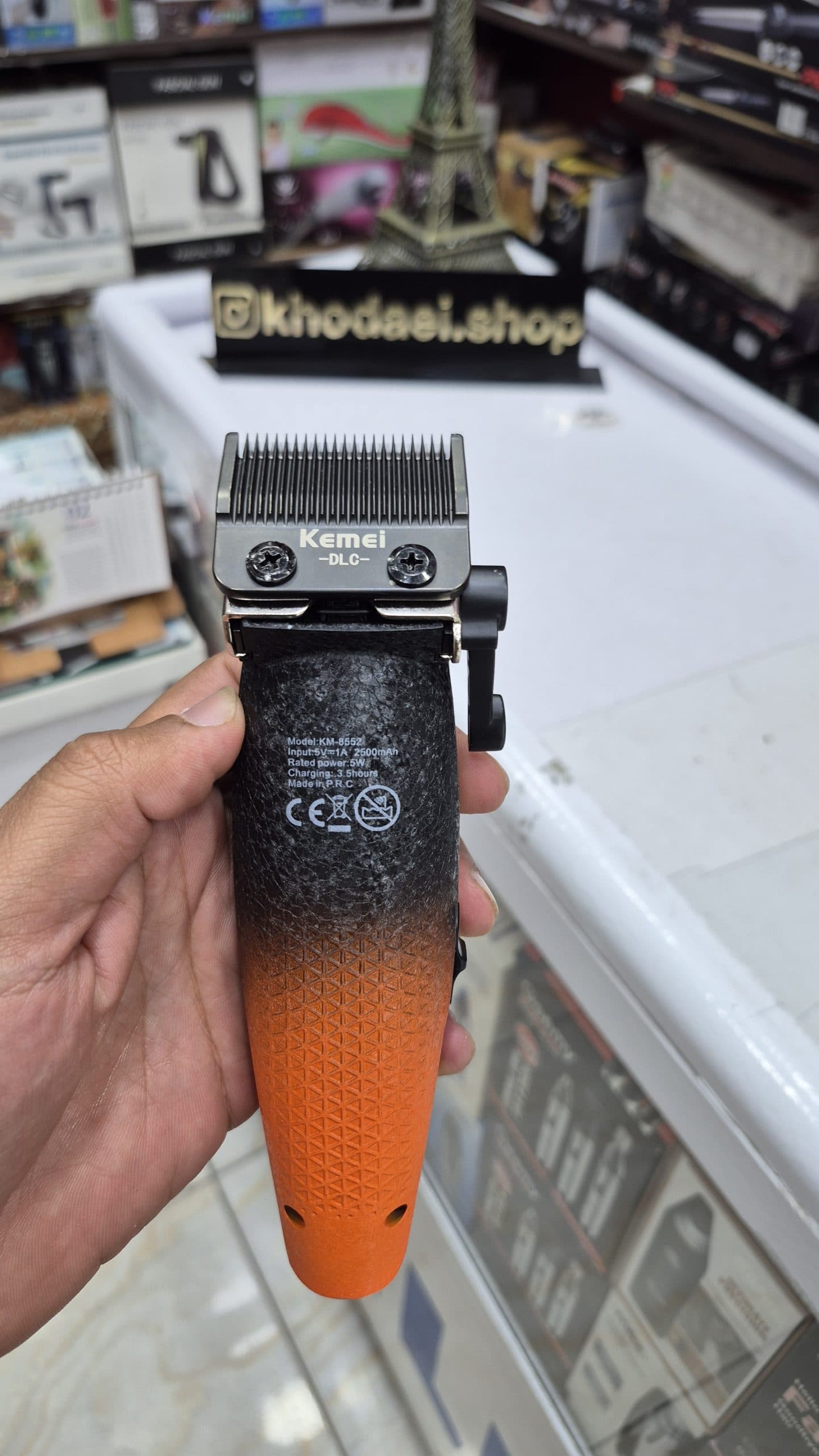 ست ماشین اصلاح کیمی مدل KM-8552 با تیغه سرامیک — تصویر ۷