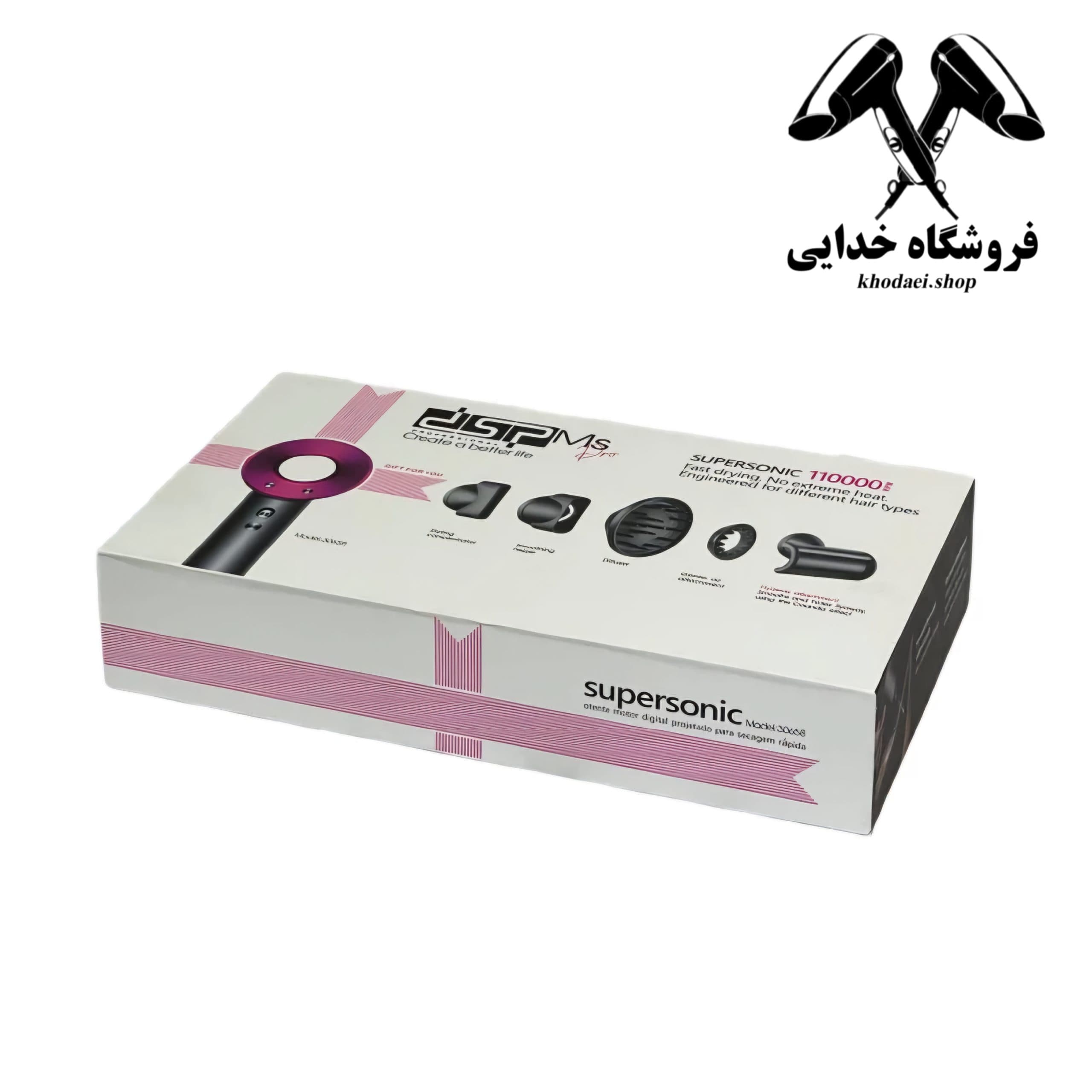 سشوار دی اس پی مدل 30658 DSP طرح دایسون — تصویر ۵