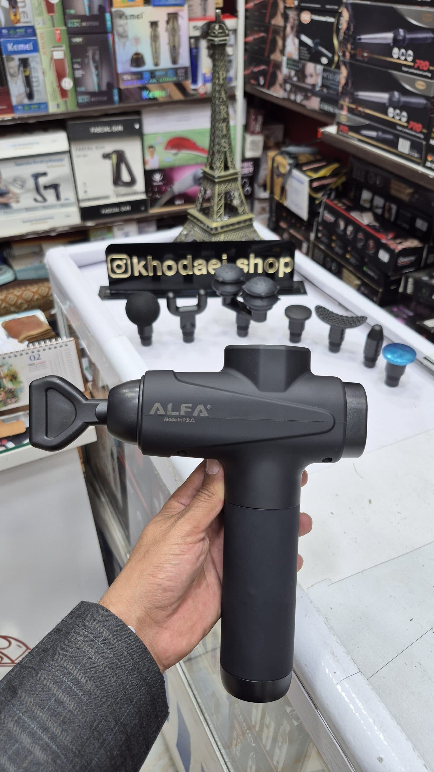 ماساژور تفنگی هوشمند آلفا مدل ALFA AL-065 — تصویر ۶