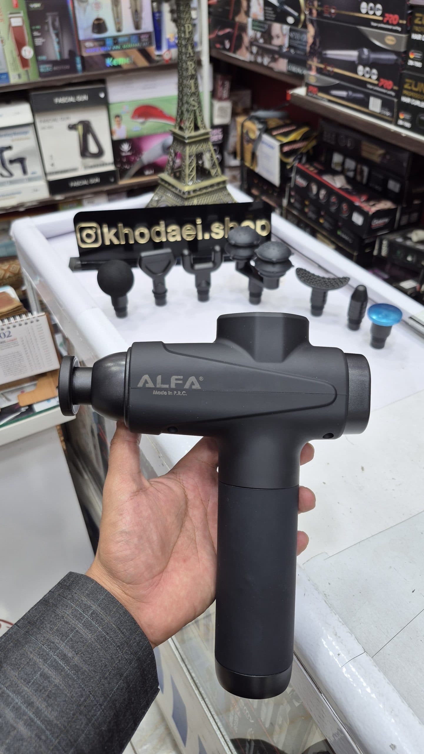 ماساژور تفنگی هوشمند آلفا مدل ALFA AL-065 — تصویر ۹