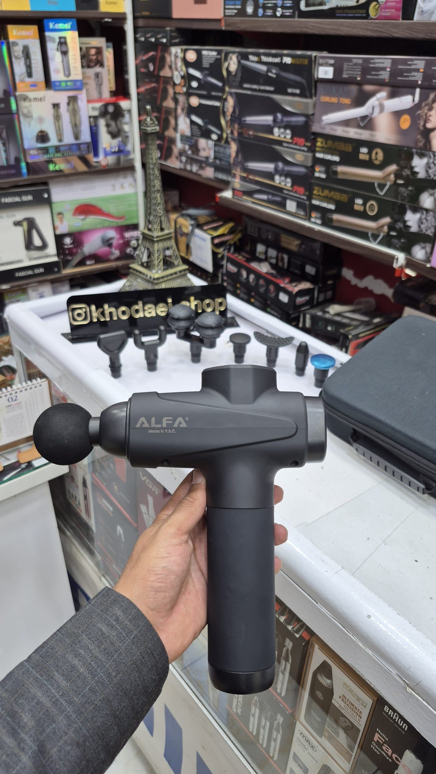 ماساژور تفنگی هوشمند آلفا مدل ALFA AL-065 — تصویر ۱۰