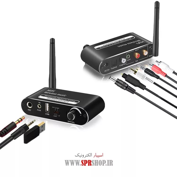 Bluetooth Audio Adapter,Wireless Music Model T02 — تصویر ۳
