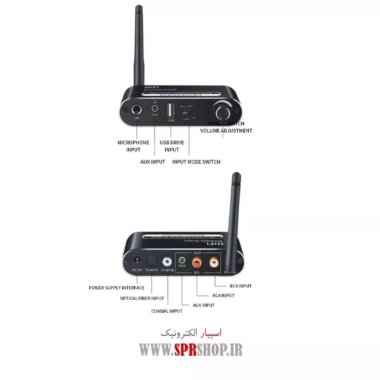 Bluetooth Audio Adapter,Wireless Music Model T02 — تصویر ۵