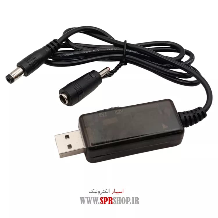 USB STEPUP DC-DC 5 TO 12V-9V VOLTMETR GXT9-12V
