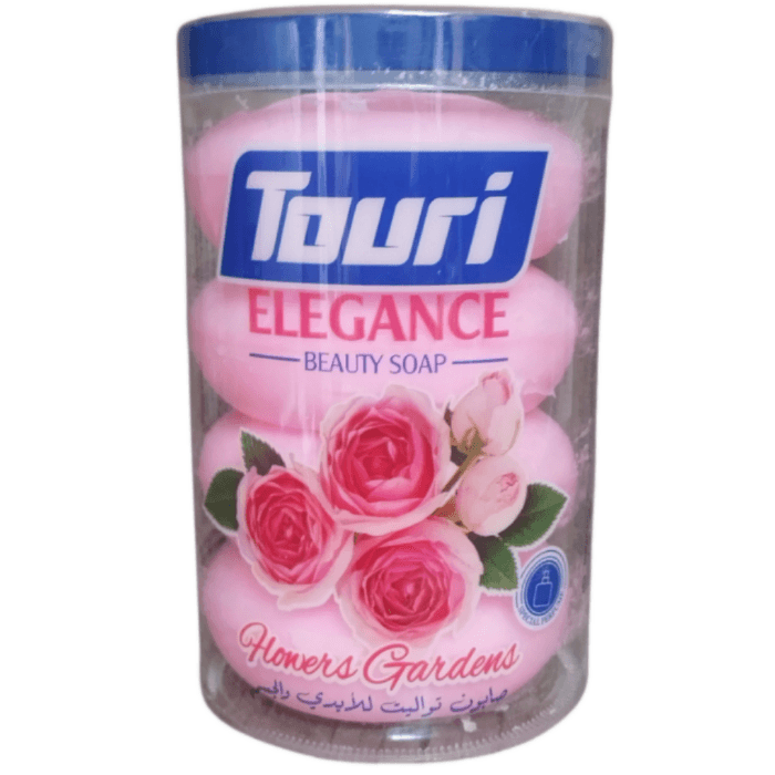 صابون توری مدل گل رز ELEGANCE بسته 4 عددی — تصویر ۲