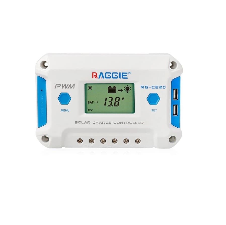 شارژ کنترلر 20 آمپر 12/24 ولت PWM برند Raggie (راگی) مدل RG-CE20 — تصویر ۶