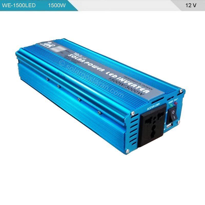 مبدل برق خودرو 1500 وات 12 ولت Welion (ویلیون) مدل INV-1500LED