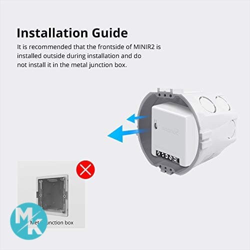 رله سوئیچ هوشمند تک کانال SONOFF مدل MINI-R2 — تصویر ۴