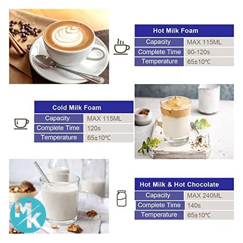 فوم ساز شیر برقی Ansodo Milk Frother مدل pz-m001 — تصویر ۴