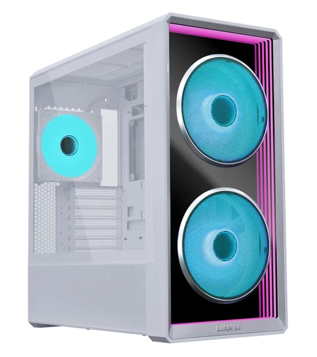 کیس گیمینگ لیان لی LANCOOL 217 INF White — تصویر ۲
