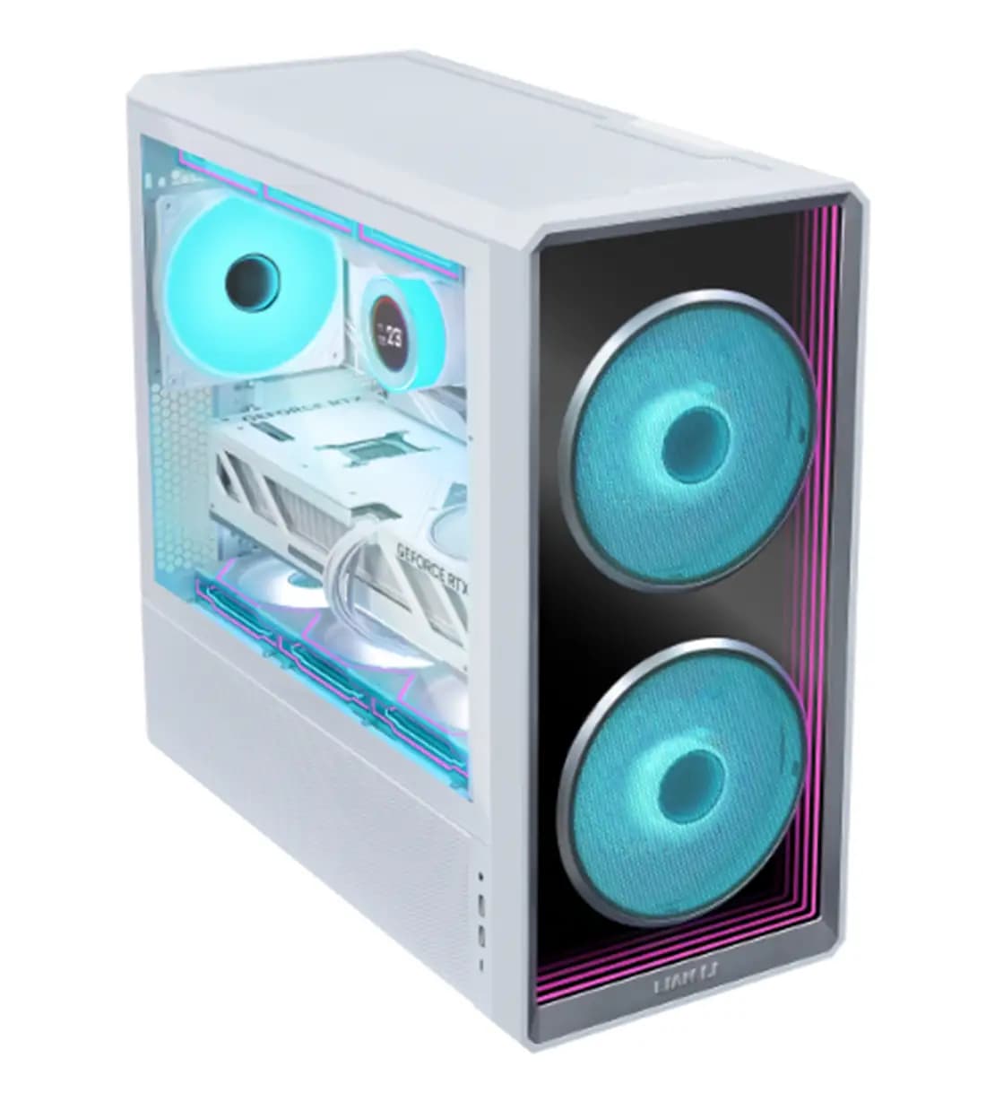 کیس گیمینگ لیان لی LANCOOL 217 INF White — تصویر ۳