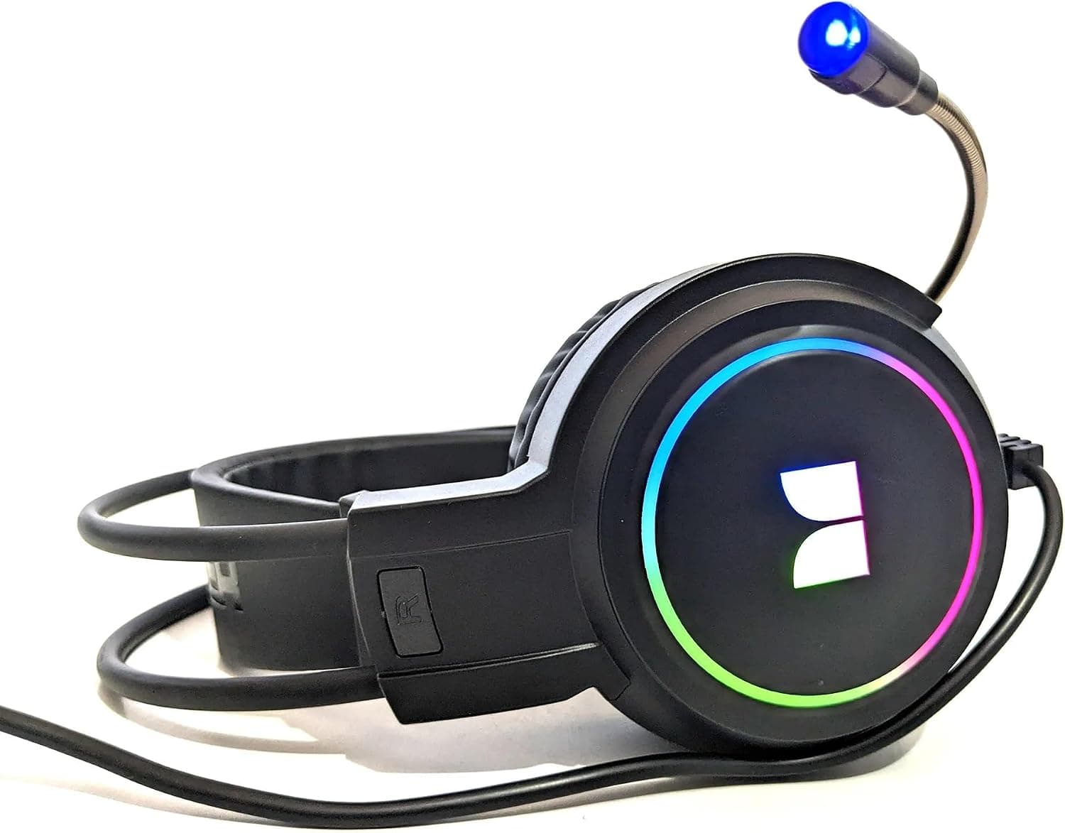 هدست گیمینگ Monster RGB با میکروفون | صدای استریو HD | نورپردازی RGB | مناسب PC، PS5، Xbox — تصویر ۴