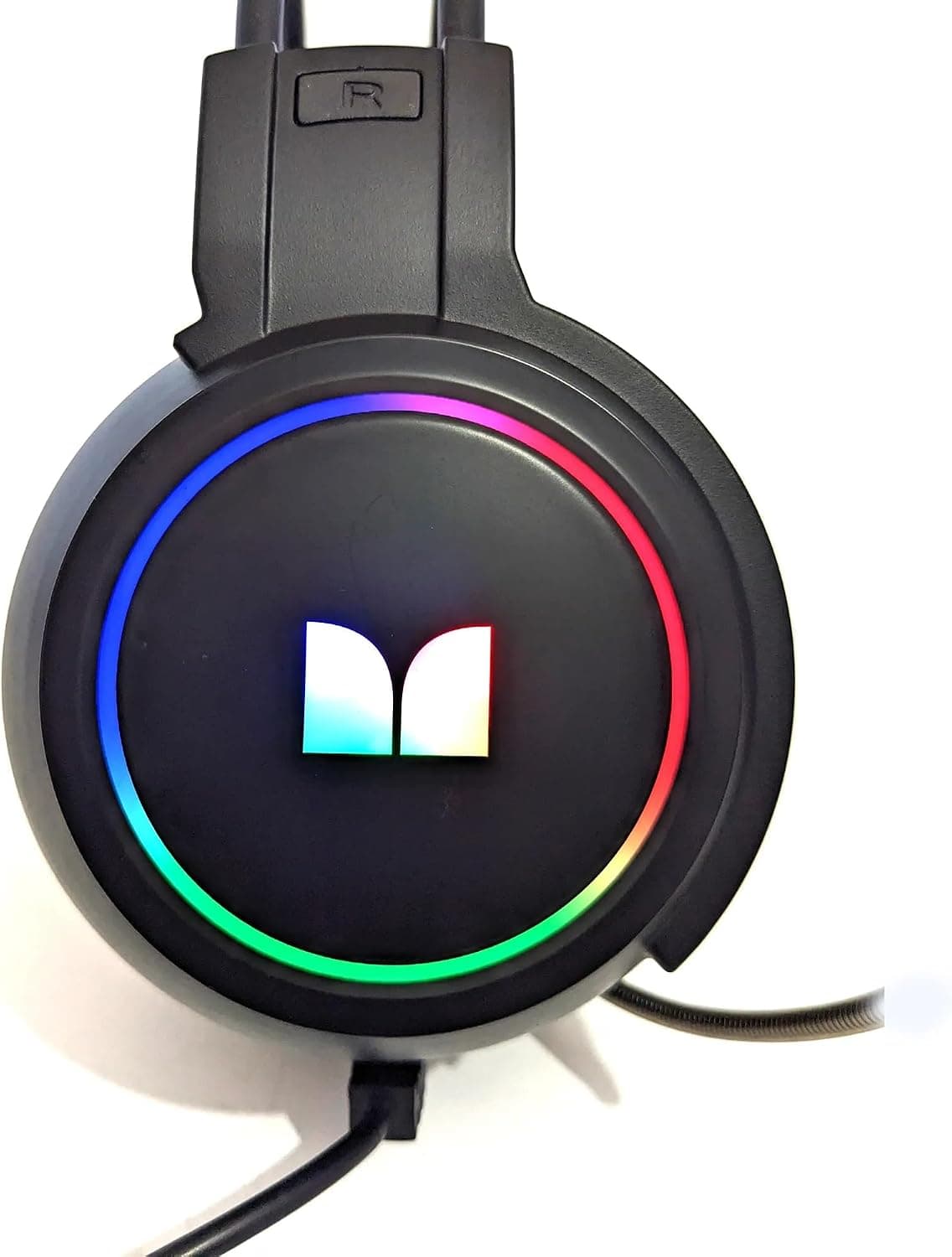 هدست گیمینگ Monster RGB با میکروفون | صدای استریو HD | نورپردازی RGB | مناسب PC، PS5، Xbox — تصویر ۹