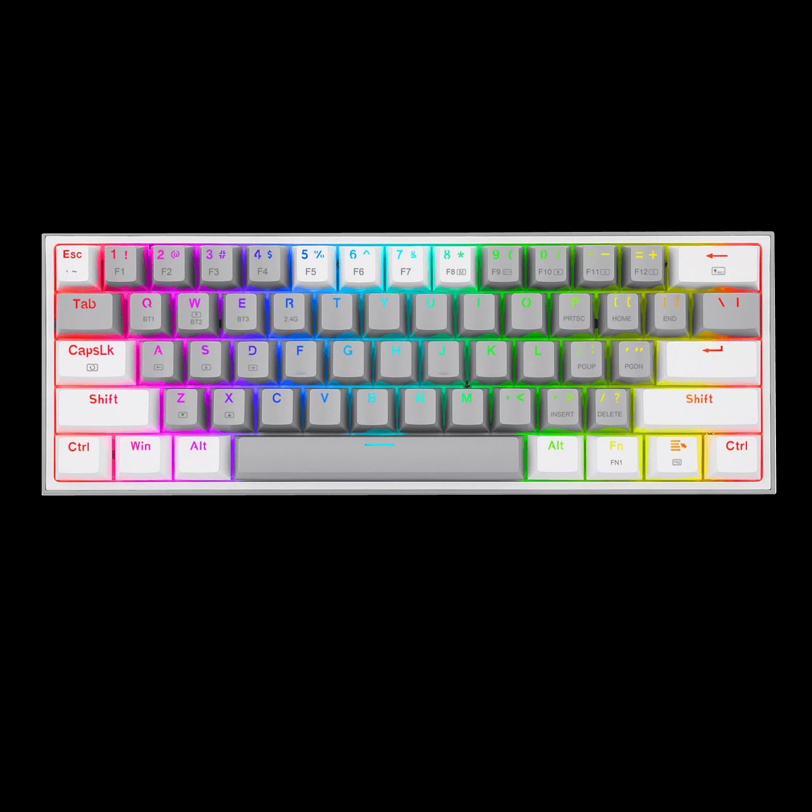 کیبورد گیمینگ مکانیکال بی‌سیم و باسیم ردراگون FIZZ Pro K616 RGB