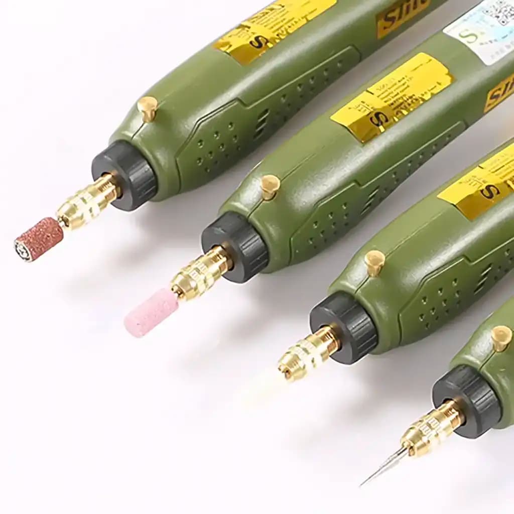 مینی دریل و فرز انگشتی دیمردار DTEC P500-2 به همراه متعلقات و جعبه مخصوص — تصویر ۵
