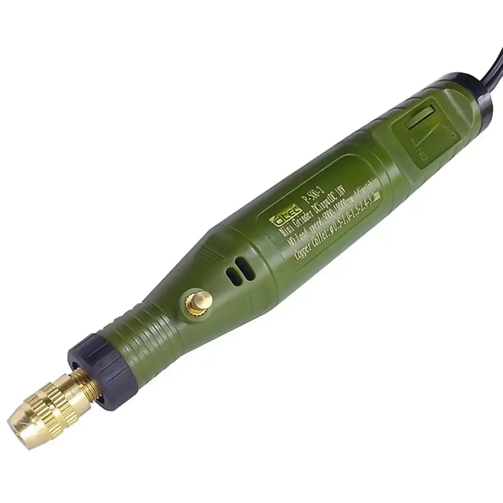 مینی دریل و فرز انگشتی دیمردار DTEC P500-2 به همراه متعلقات و جعبه مخصوص — تصویر ۱۱