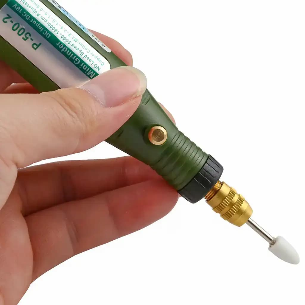 مینی دریل و فرز انگشتی دیمردار DTEC P500-2 به همراه متعلقات و جعبه مخصوص — تصویر ۱۰