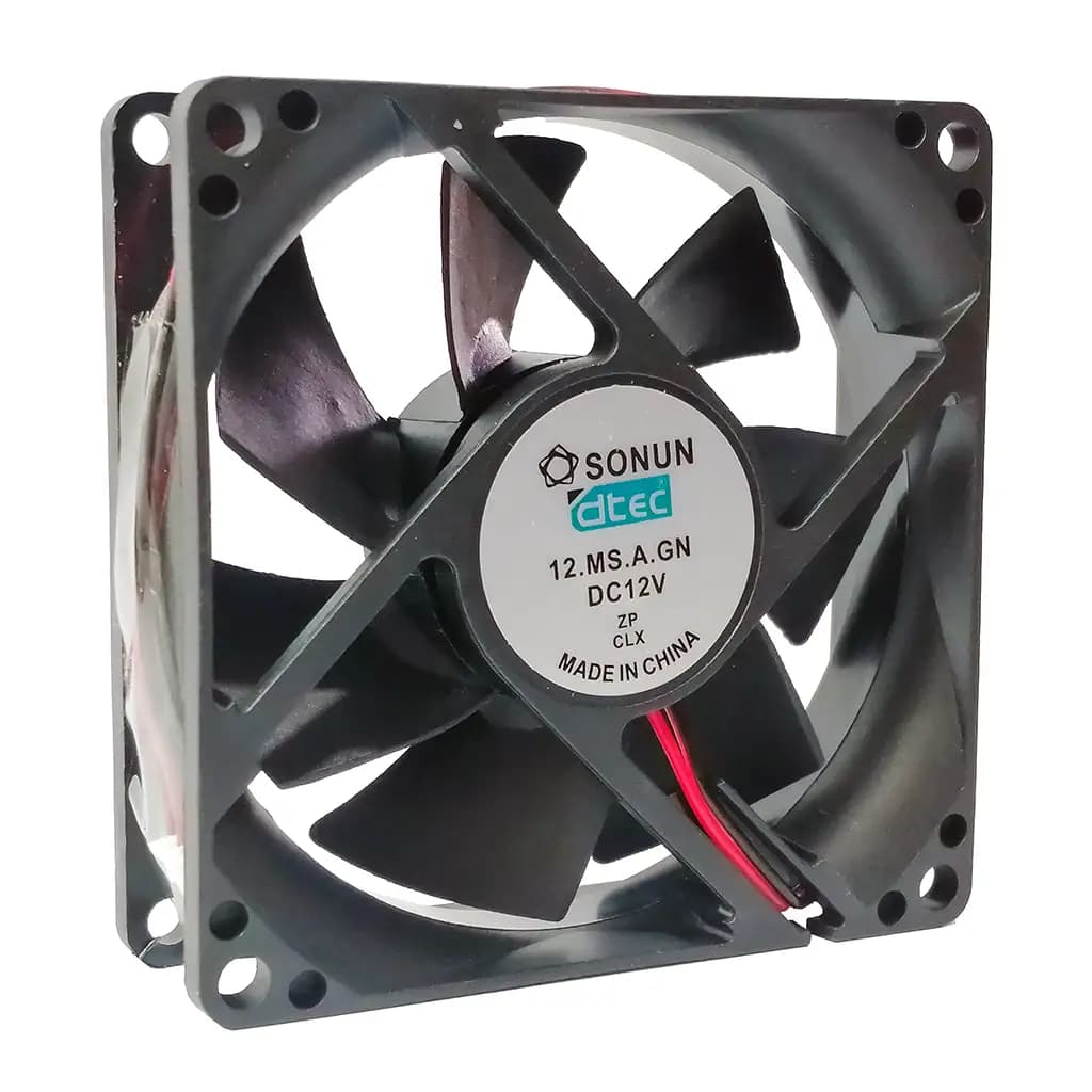 فن براشلس 24 ولت 8025 بوشی dtec سایز 8×8×2.5 سانتیمتر – مدل SONUN